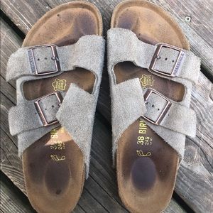 Birkenstock Arizona suede sandal